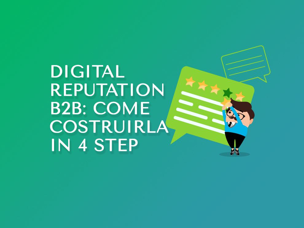 Digital Reputation B2B in 4 step